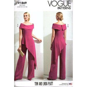 Vogue V1869 Misses 8 to 16 Tom and Linda Platt Top and Pants Sewing Pattern